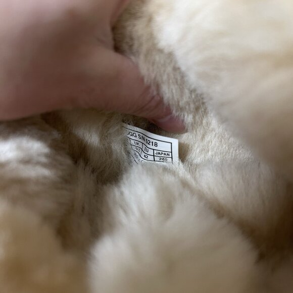 UGG Chestnut Sunburst Tall Suede Sheepskin Boots 5218 Women's 11 (Men's 10) - Picture 11 of 11